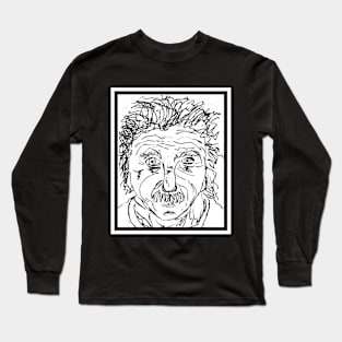 Albert Einstein Pop Art Long Sleeve T-Shirt